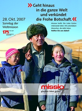 Monat der Weltmission 2007, Plakat