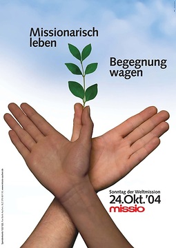 Monat der Weltmission 2004, Plakat