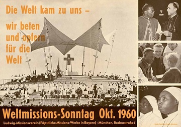 Monat der Weltmission 1960, Plakat (München)