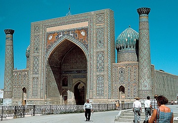 Usbekistan, Samarqand, Sher-Dor-Madrasa