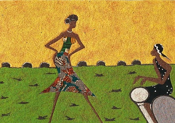 Tanz der Befreiung, missio-Kunstkalender 2012 Senegal