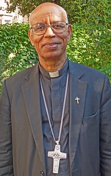 Der Metropolit von Asmara, Erzbischof Menghisteab Tesfamariam MCCJ. Er ist Leiter der Bischofskonferenz von Eritrea.