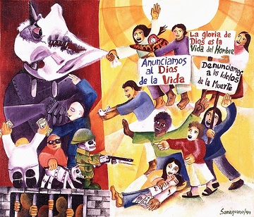 Die Propheten, missio-Kunstkalender 1996 Ecuador