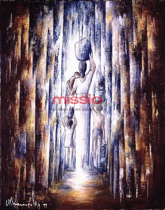 MI_36012 Flucht, missio-Kunstkalender 2000 Sri Lanka