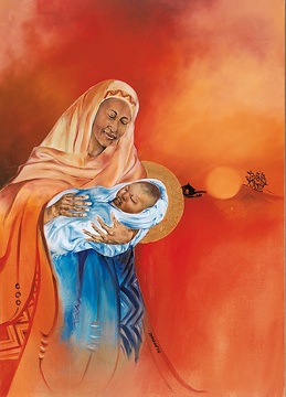 Geburt, Kunstkalender 2008 Nigeria