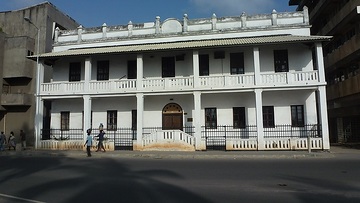 Tansania. Daressalam, Wohnhaus im Kolonialstil