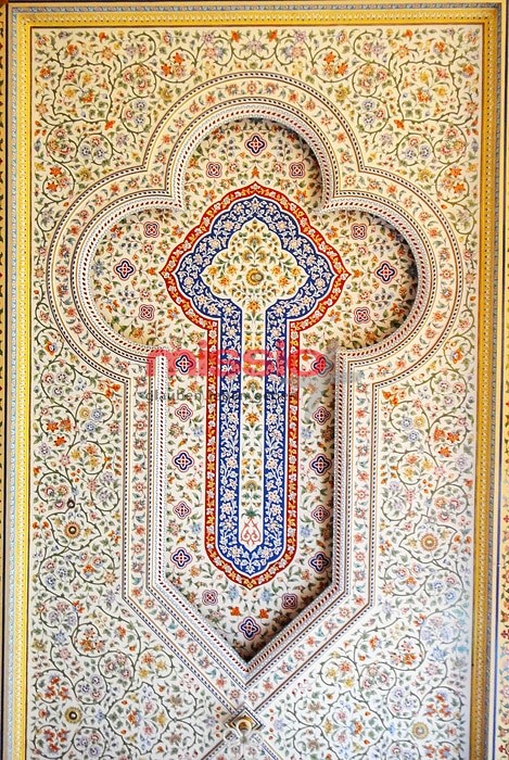 MI_37776 Pakistan, Multan, Deckenmalerei in der Kathedrale