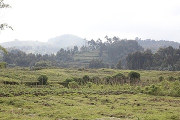 Ruanda, Vulkanpark Ruhengeri, Landschaft
