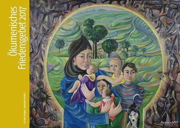 Das Bild "Bedrohte Familie" stammt von dem Künstler Farid Georges aus Syrien